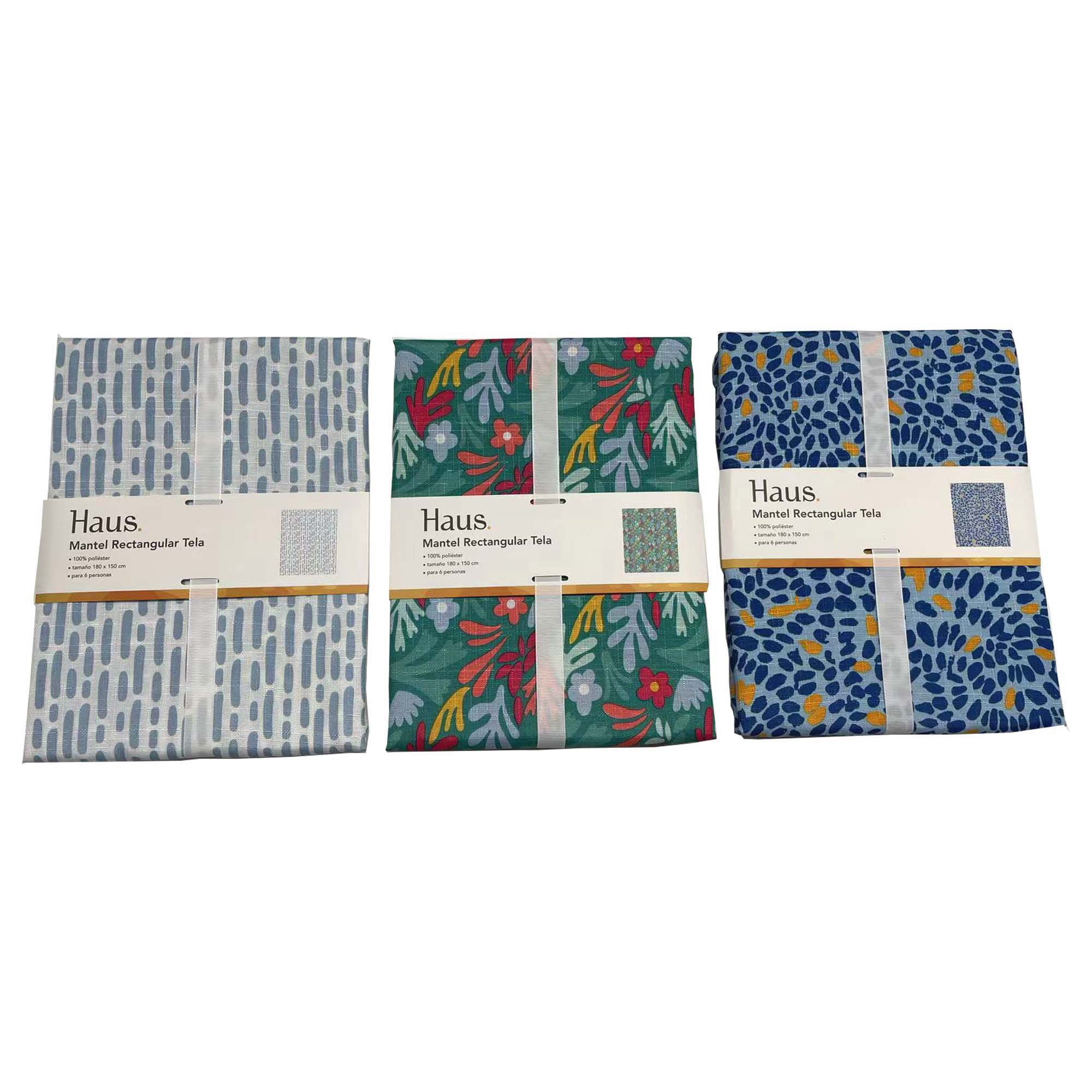Mantel Estampado Rectangular Poliester 150x180 Haus