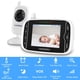 thumbnail image 2 of Monitor de vídeo para bebés HelloBaby HB32 con cámara, audio y pantalla LCD de 3,2 pulgadas, 2 of 9