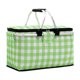 thumbnail image 1 of Cesta De Picnic Resistente Con Cremallera, Plegable, Con Aislamiento, Para Barbacoa, Exterior, Hogar, Color Verde, 1 of 5