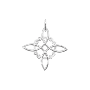 Fershop - Colgante De Plata Nudo De Brujas