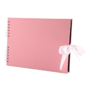 Magideal - Álbum De Recortes De 80 Páginas, Regalo Significativo, Recuerdos, Álbum De Fotos Elegante Para Hacer Tú Mismo, Álbum De Recortes Para Pareja, Aniversa Rosa