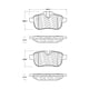 thumbnail image 3 of Pastillas Freno para auto BMW Z4 sDrive35i 2009-2016 Trasero, 3 of 6