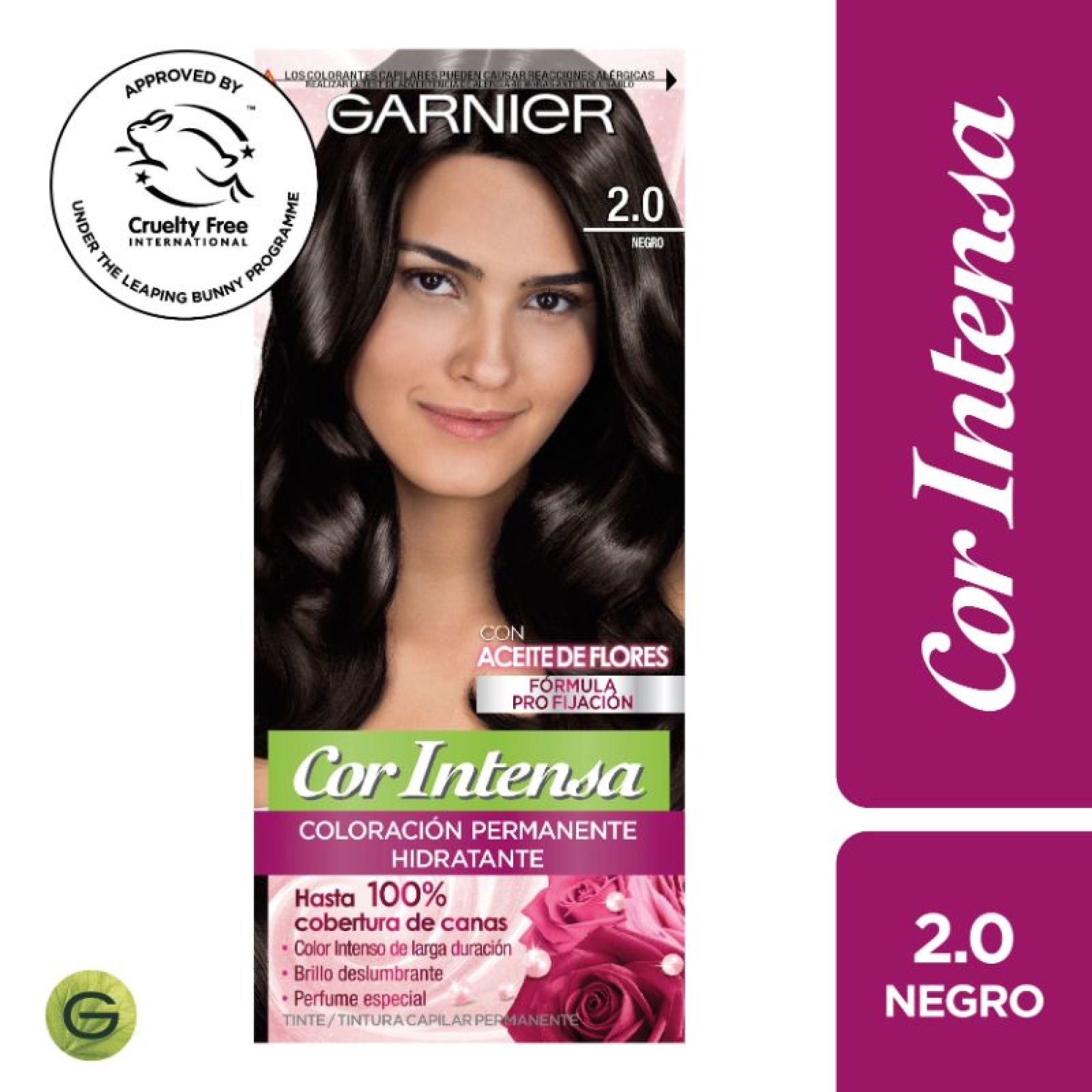 Coloración Cor Intensa Garnier Cabello 2.0 Negro