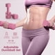 thumbnail image 2 of Juego de mancuernas ajustables Zempox de 2 a 5 libras para mujer con mango de TPU, 2 of 8
