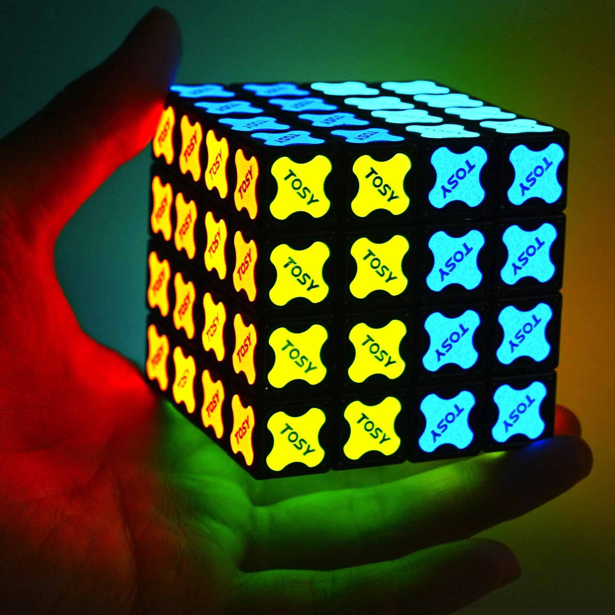 Cubo Magnético Toy Tosy 4x4 Con 560 Imanes, 70 Bloques, 8 En 1