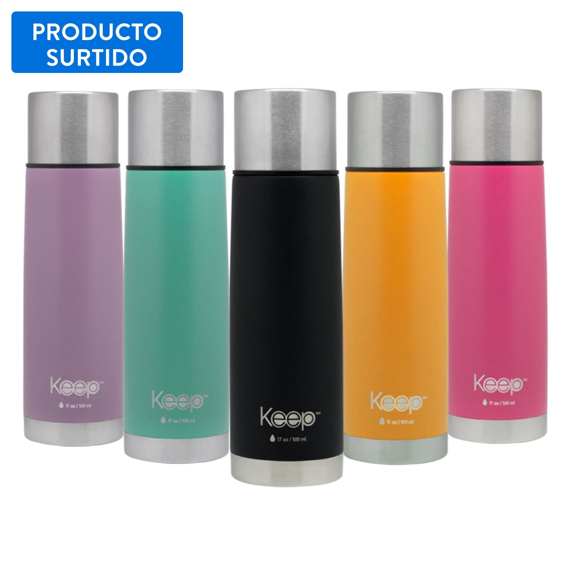 Keep - Termo Bala Con Funda 500ml Multicolor