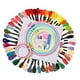thumbnail image 3 of Kit De Bordado A Mano Kits De Inicio De Bordado 6 Aro De Plástico + Hilo De 50 Colores, 3 of 5