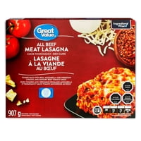 Plato Preparado Lasaña Con Carne Familiar 907 G Great Value
