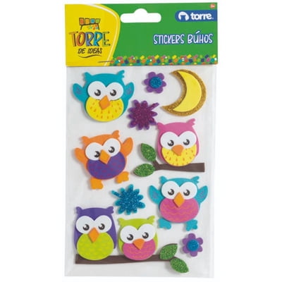 Stickers Buhos 1 Un Torre