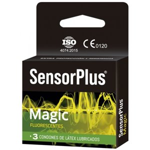 Sensor Plus - Preservativo Magic Fluorescentes