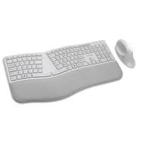 Teclado Y Mouse Inalámbricos Ergonómicos Kensington Pro Fit Gris