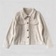 thumbnail image 3 of Chaqueta Abrigo Chiporro Beige Crema - Diseño Teddy Con Botones y Bolsillos Decorativos, 3 of 3