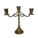thumbnail image 5 of Candelabro Candelabro Centro de mesa Artesanías Decoración para Bar Boda Fiesta 3 Rama Bronce, 5 of 5