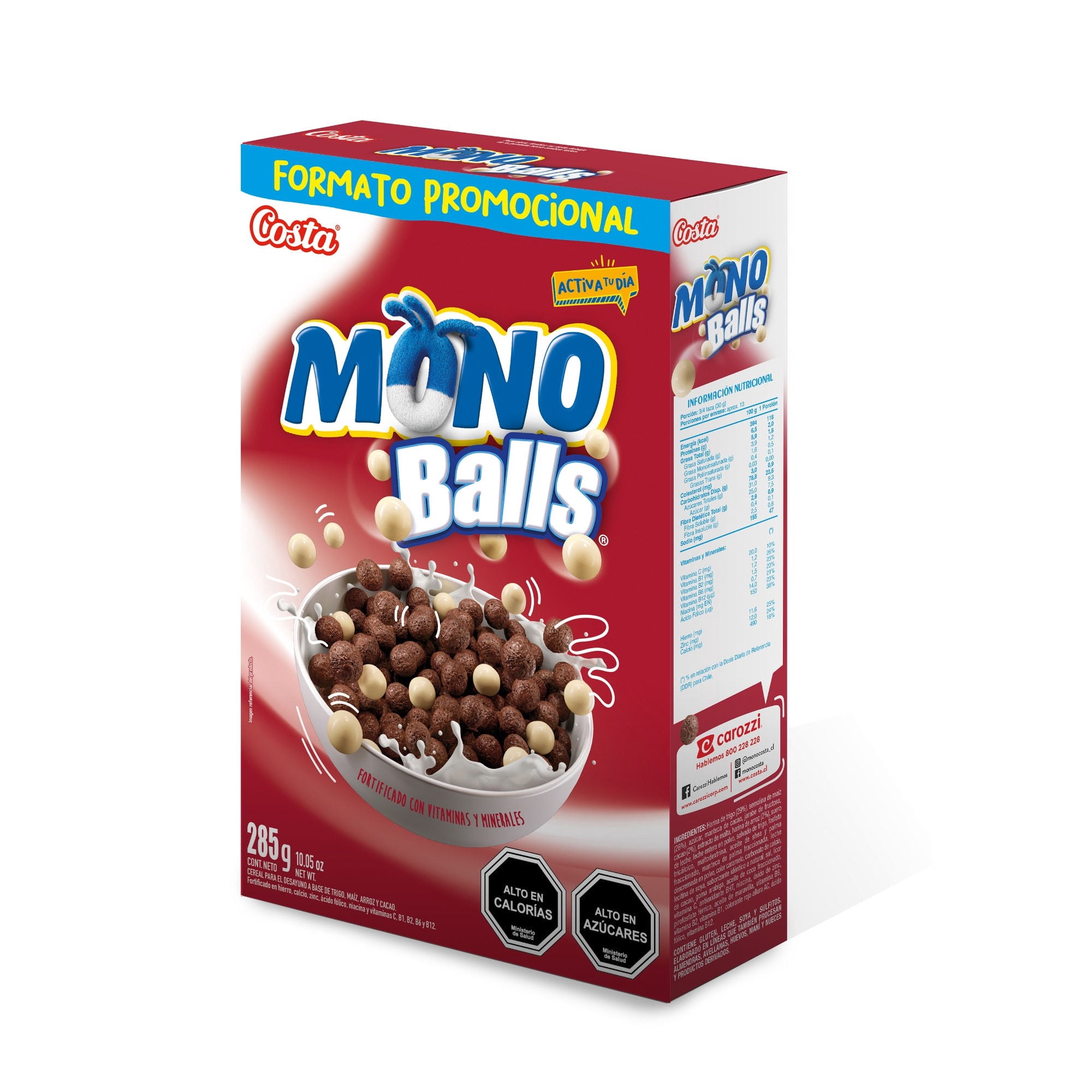 Cereal Mono Balls 285 g Costa