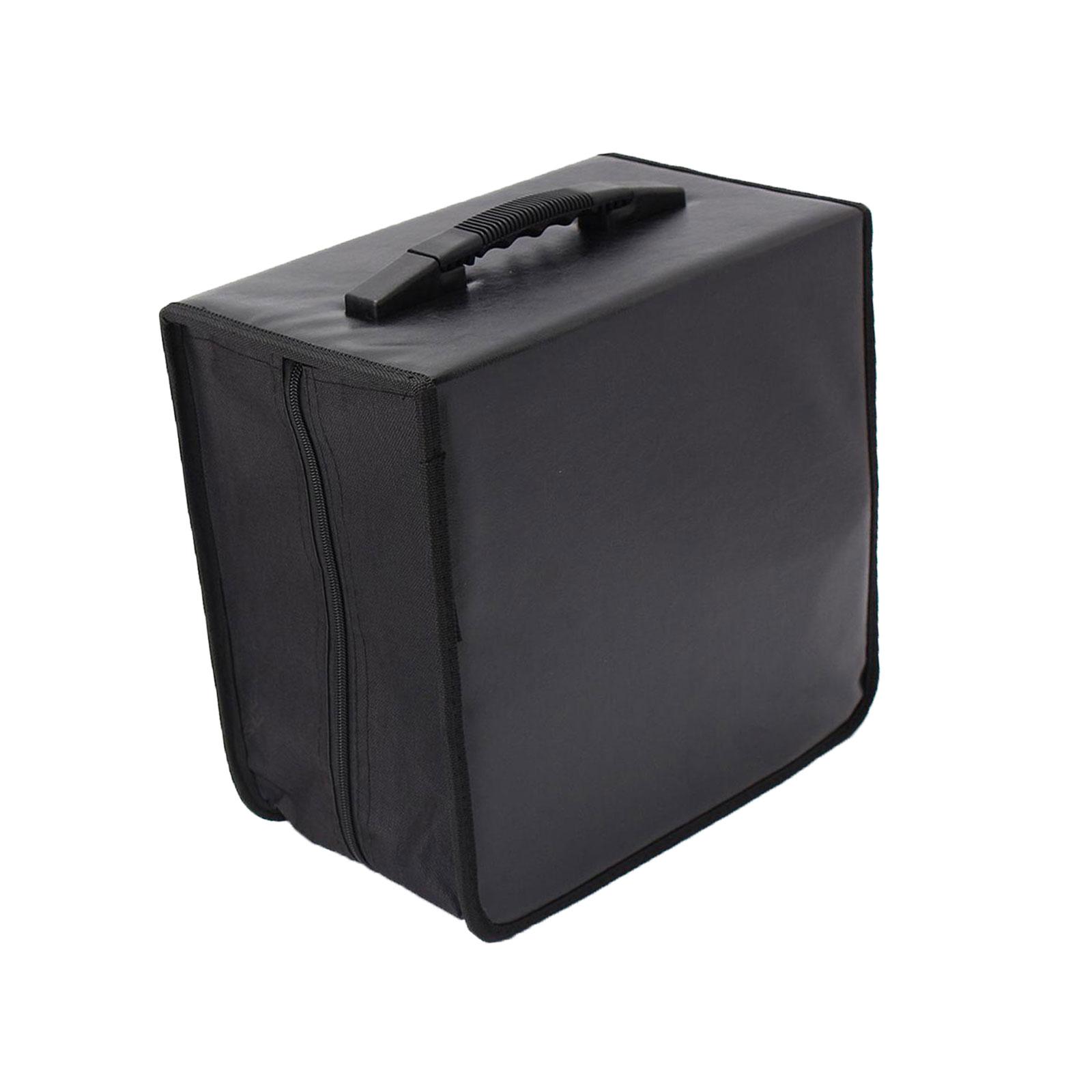 Magideal - Estuche Para Cd, Soporte Para Almacenamiento De Cd, Cartera Portátil Para Cd De Viaje, Bolsa De Almacenamiento Para Cd Con Asa, Estuches Para Cd, Foll