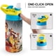 thumbnail image 4 of Pollitos en fuga Botella de Agua con Tapa Pop Top de Un Toque, Acero Inoxidable, a Prueba de Fugas, para Deportes, Botella Infantil azul 12 oz, 4 of 6
