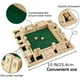 thumbnail image 3 of Shut The Box Dice Board Game Wooden Flaps & Dices Game 4 Players Pub Bar Party Supplies Family Entertainment For Kids & Adults, 3 of 4
