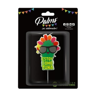 Vela Con Mensaje 2 Estoy Como Tuna Palms