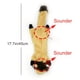 thumbnail image 2 of Plush Dog Toy Pet Squeaky Toy Dog Chew Molar Toy Tiger Leopard Lion Non-filled Pet Toy Shell, 2 of 2