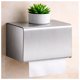 thumbnail image 1 of Soporte Porta Papel Higiénico de Pared Grande Cubierto Acero Inoxidable Plateado, 1 of 3