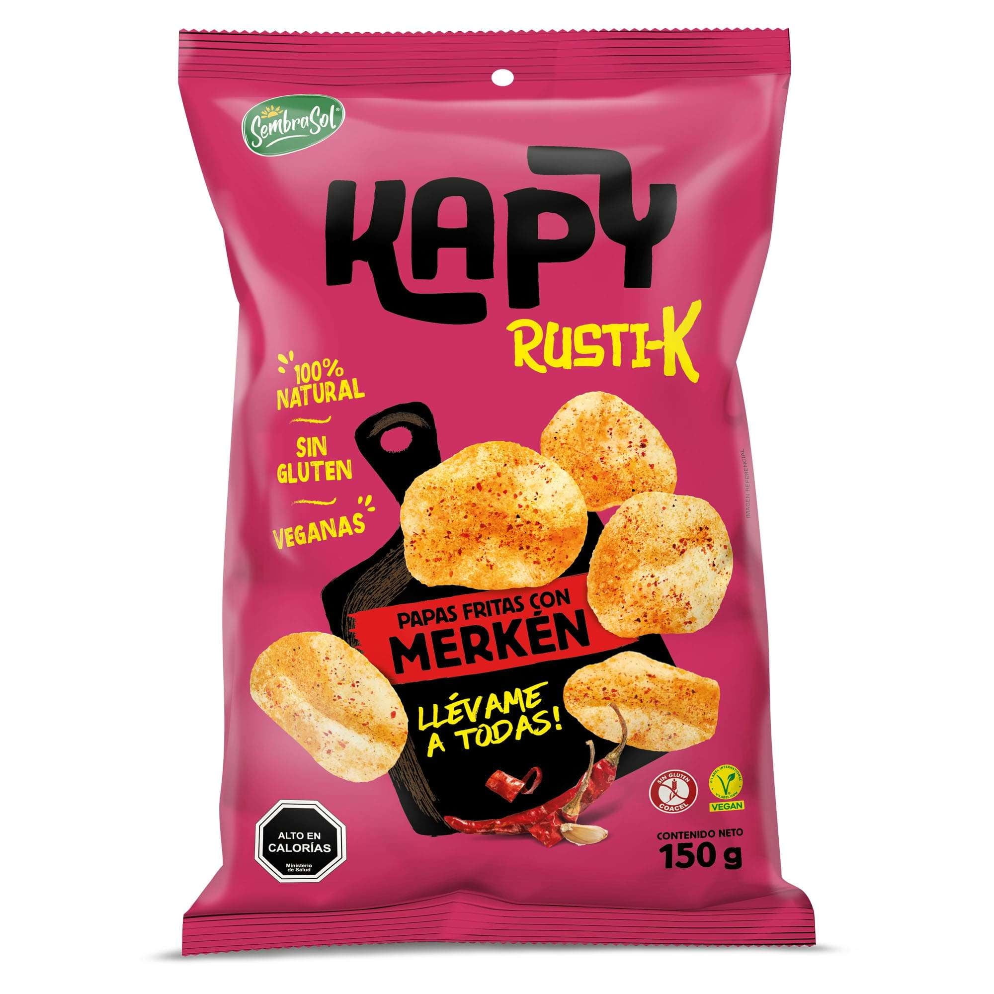 Papas Fritas Rústicas Merkén 150 g Kapy