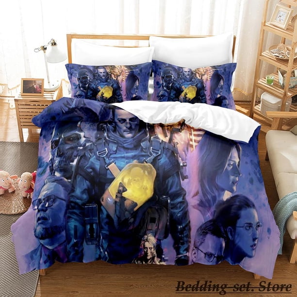 Game Death Stranding Bedding Set Bed Set Aldult Kid Bedroom Duvetcover Setsparure de lit