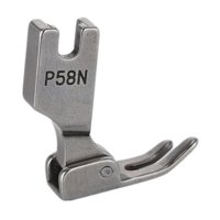 Magideal - Pies De Prensatelas Para Cremallera, Prensatelas De Cremallera Delgada De Metal, Accesorios Para Máquina De Coser, Prensatelas Para Accesorios De Máqu