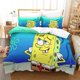 thumbnail image 3 of Spongebob for Boys Girls Comforter Covers 3D Printed Anime Characters Quilt Cover Duvet Cover with Zipper Closure Bedding Set with Pillow Cases Soft Microfiber 3 Pieces Double, 3 of 3