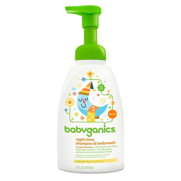 Shampoo + Gel de Baño Babyganics Flor de Azahar 473 mL
