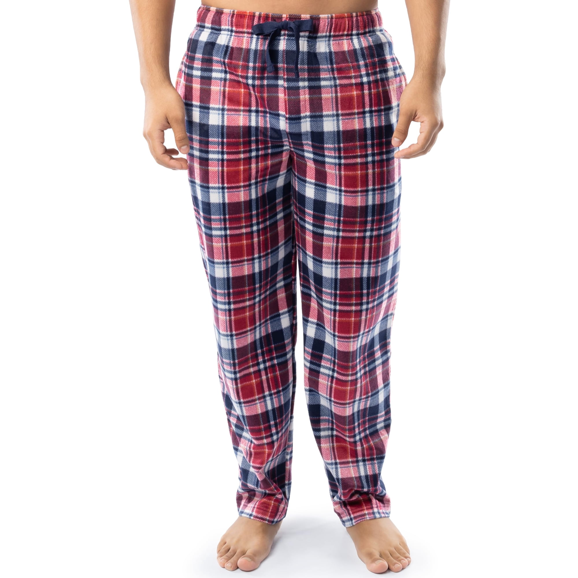 Pantalón De Pijama Izod Para Hombre, Forro Polar De Microgamuza, Color Rojo