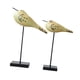 thumbnail image 2 of Estatuas De Pájaros De Madera, Adornos Artesanales De Escritorio Para Gabinete De TV Interior, 2 Uds., 2 of 5