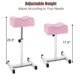 thumbnail image 4 of Taburete para pedicura CHAOEEMY con altura ajustable, color rosa, 4 of 5
