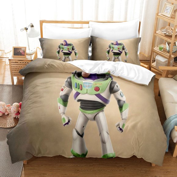 Toytory 3 PCS Comforter Set with 2 Pillowcases,Toytory Bedding Set Sheet Set for Kids Adults,All Season Lightweight