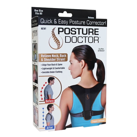 Swiss Nature Labs - Faja Correctora De Postura Y Espalda Unisex Posture Doctor Para Molestias En La Espalda