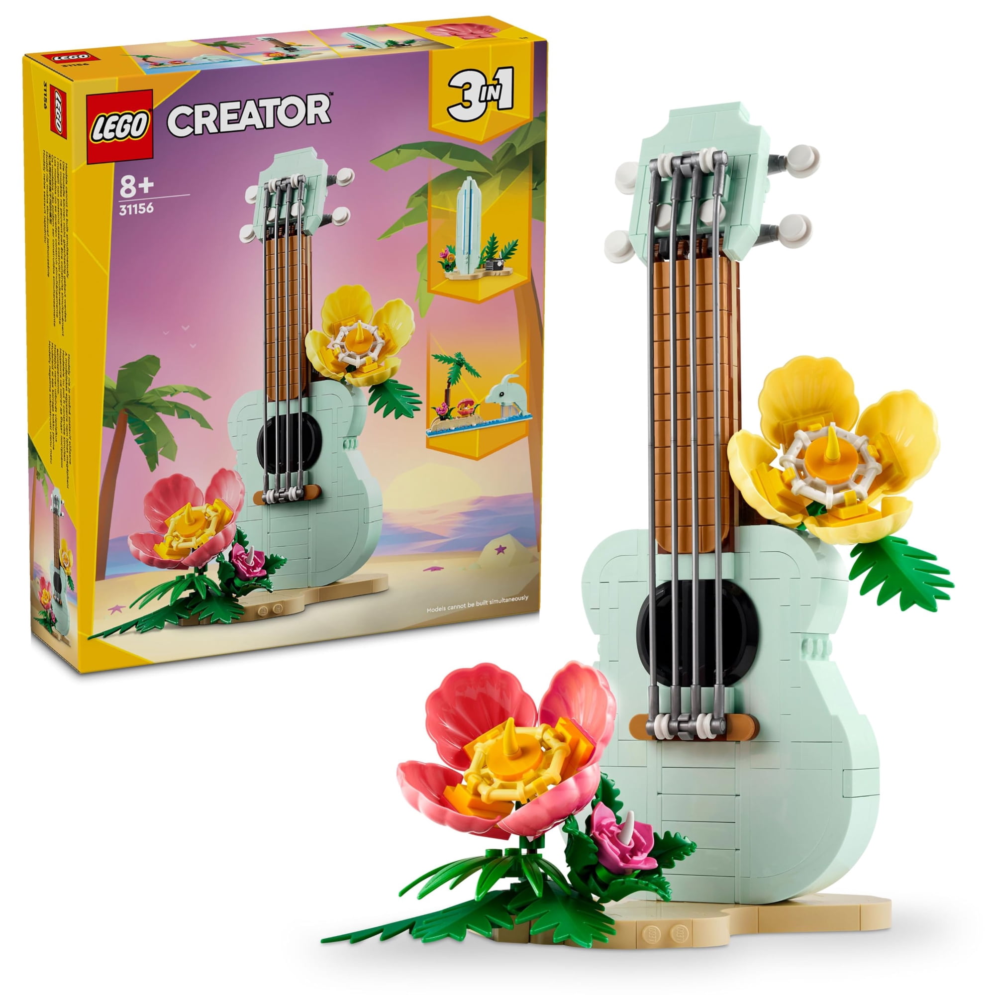 Ukelele Tropical 3 En 1 Toy Lego Creator 31156 Para Niños Mayores De 8 Años
