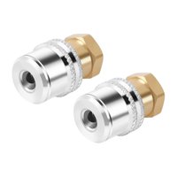 Ioensy - Mandriles De Aire Con Bloqueo, 2 Uds., Fáciles De Usar, Resistentes, De Latón, Con Bloqueo, Para Neumáticos