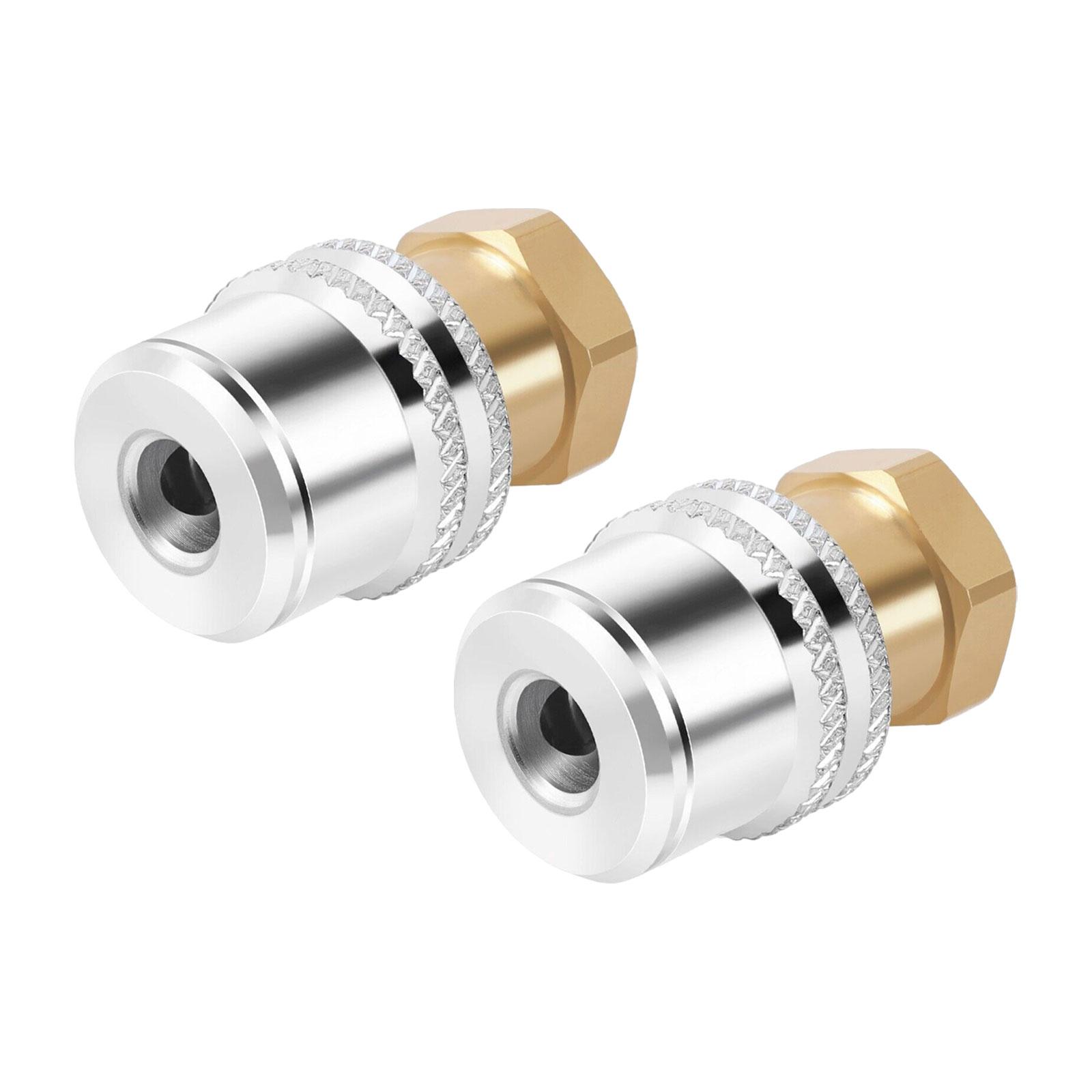 Ioensy - Mandriles De Aire Con Bloqueo, 2 Uds., Fáciles De Usar, Resistentes, De Latón, Con Bloqueo, Para Neumáticos