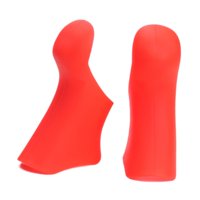 Magideal - 2 Fundas Para Palanca De Cambios De Freno, Fundas Protectoras Para Puños De Freno De Manillar, Funda Protectora Para Palanca De Cambios De Bicicleta D Rojo