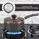 thumbnail image 4 of Juego de cacerolas Utopia Kitchen, antiadherentes, con tapa, 1 L y 2 L, gris y negro, 4 of 6