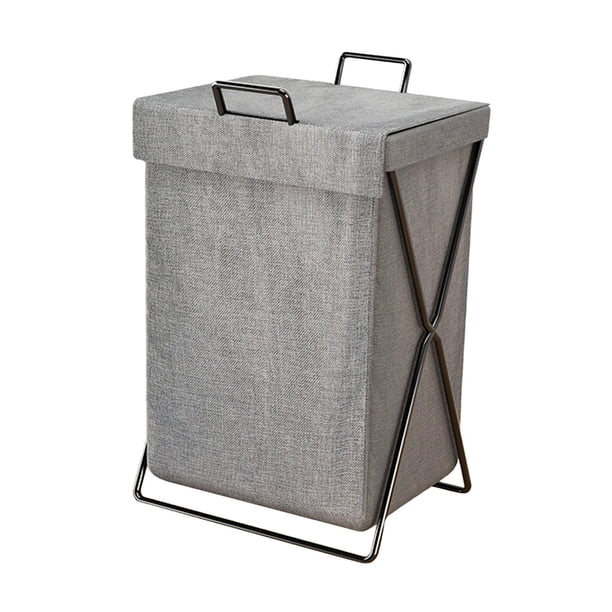 Cesta de lavandería plegable Cesta de lavandería Cesta de lavandería Organizador de ropa Cesta de ropa sucia portátil Cesta de lavandería grande para con tapa