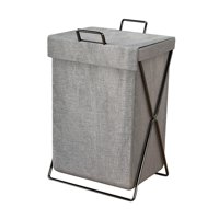 Magideal - Cesta De Lavandería Plegable Cesta De Lavandería Cesta De Lavandería Organizador De Ropa Cesta De Ropa Sucia Portátil Cesta De Lavandería Grande Para Con Tapa