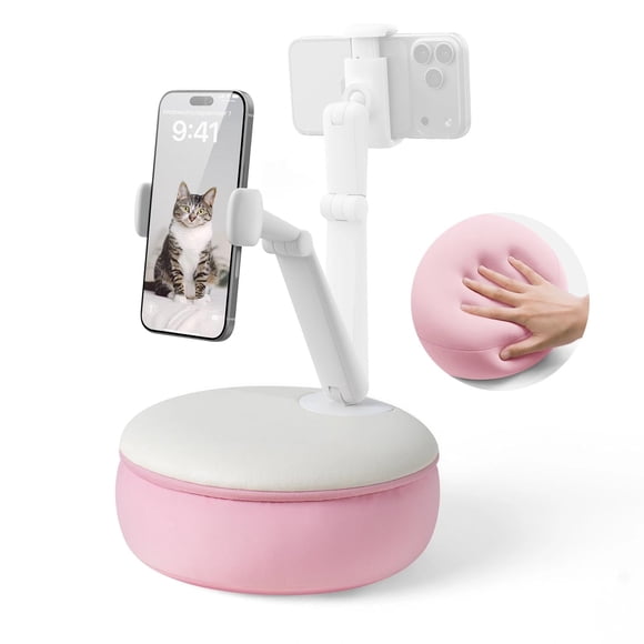 Soporte para Celular SAIJI 360° Ajustable (Rosa)