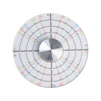 Bothyi - Divisor Circular Acrílico Para Manualidades De Arcilla, Artistas De Arcilla, Escultura De Cerámica, 12 Cm