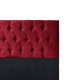 thumbnail image 3 of Respaldo Super King Piso Capitone Premiun 200x140 Cm Rojo Felpa, 3 of 3