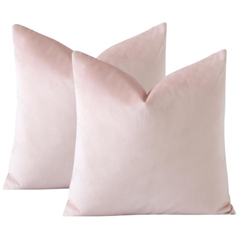 Wyj Hogar - Pack De 02 Fundas De Cojín De Terciopelo Suave 45X45 Mod11