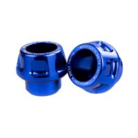 Magideal - Deslizador De Marco De Horquilla Delantera De Motocicleta Universal, Protección Contra Caídas, Protección Contra Choques De Rueda Para Motocicletas, R Azul