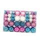 thumbnail image 5 of 100 Uds Adornos De Bolas De Navidad Decoración árbol De Navidad DIY Para Compromiso Azul Blanco Rosa, 5 of 5
