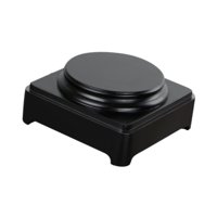 Bothyi - Base De Exhibición De Madera Redonda Para Pedestal, Para Jarrones, Teteras Y Bonsáis, 8,5 X 8,5 X 6,3 Cm.