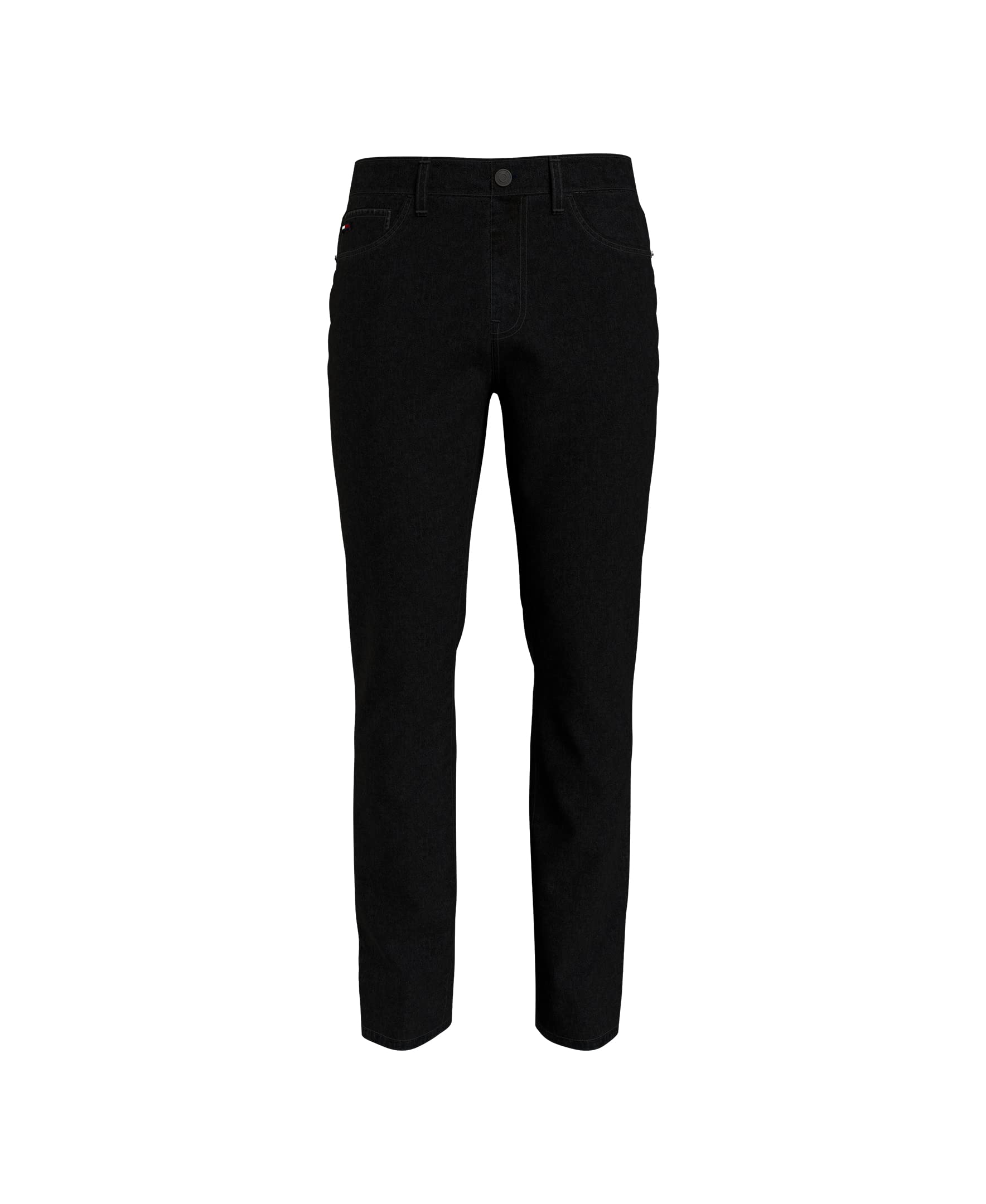Vaqueros Tommy Hilfiger De Corte Recto Negro Para Hombre