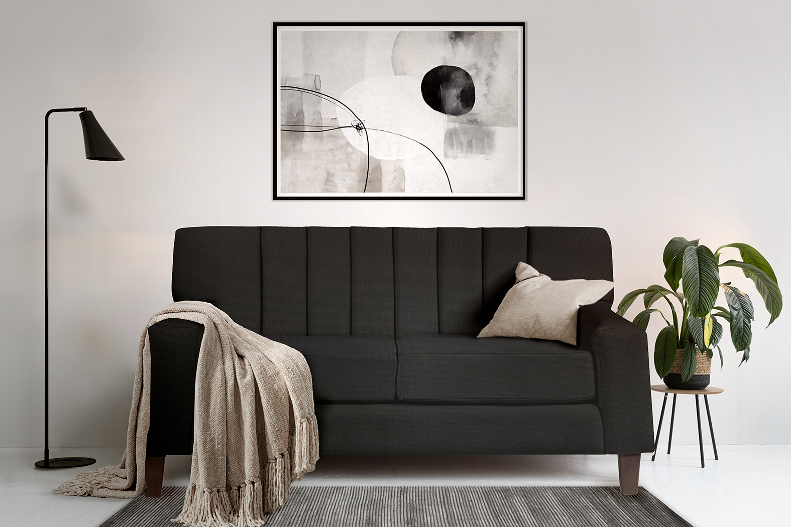 Casa Wow Deco - Sofa Sena 2 Cuerpos Gris